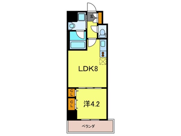 西宮北口プライマリ－ワンの物件間取画像